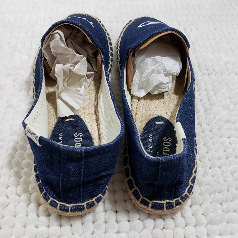 Jason Polan for Soludos Navy Wink Espadrilles - Picture 3 of 8